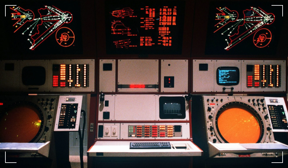 Now lost to the ages, Cold War era Tempelhofer Feld's air traffic controller flight coordination systems.
